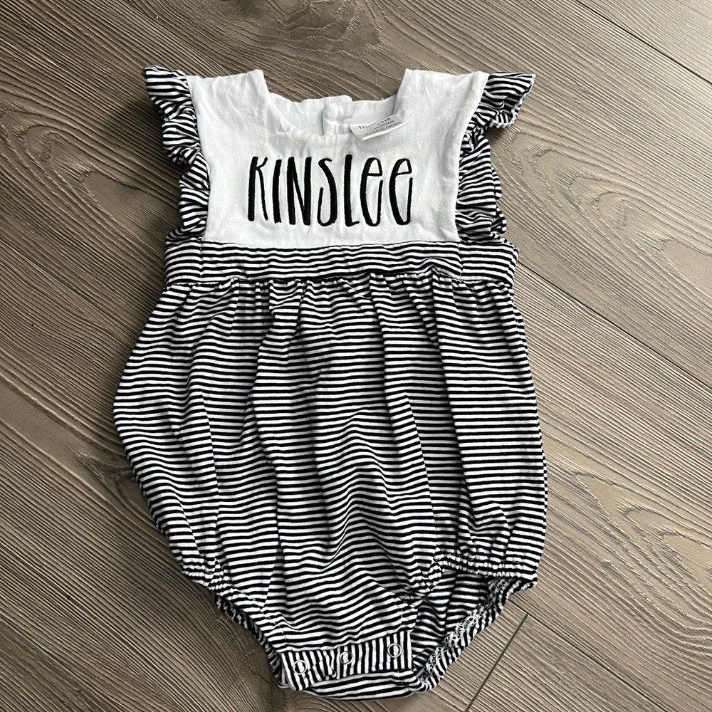 Embroidered onesie